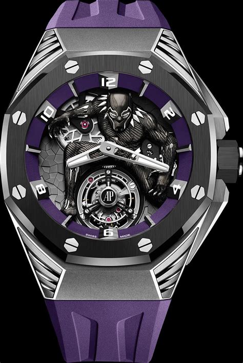 audemars piguet black panther|audemars piguet royal oak marvel.